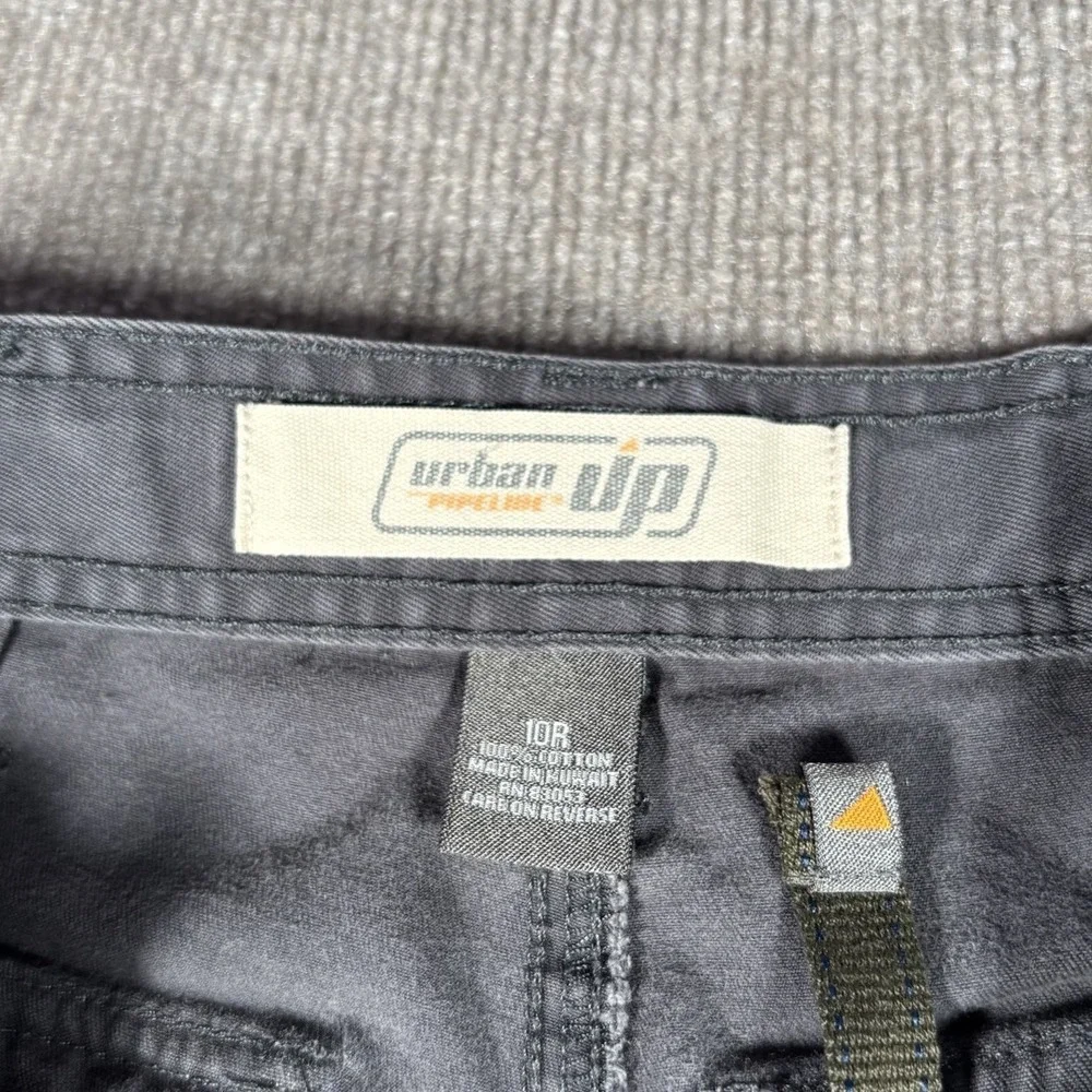 Vintage Urban Pipeline Cargo Shorts Youth Boys Size 10 Blue Baggy Drawstring Y2K